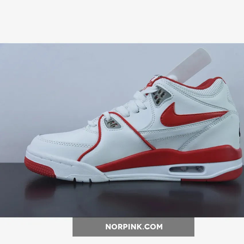 Nike Air Flight '89 White/University Red-Wolf Grey / nike air flight 89 wolf grey