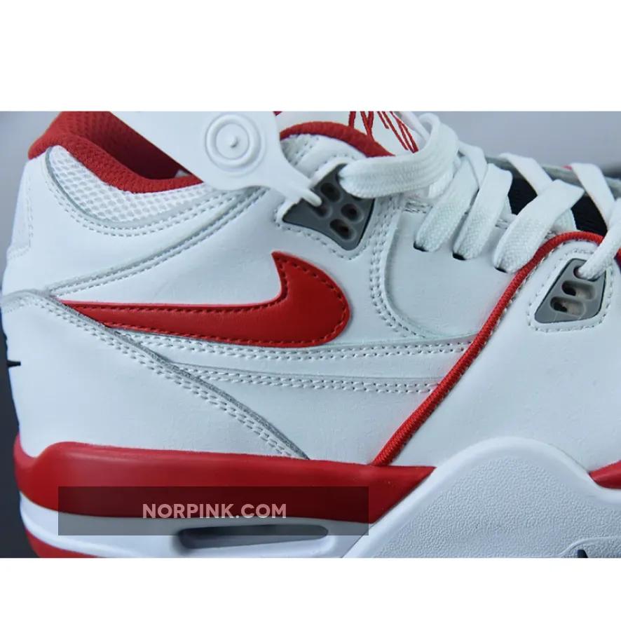 Nike Air Flight '89 White/University Red-Wolf Grey / nike air flight 89 wolf grey