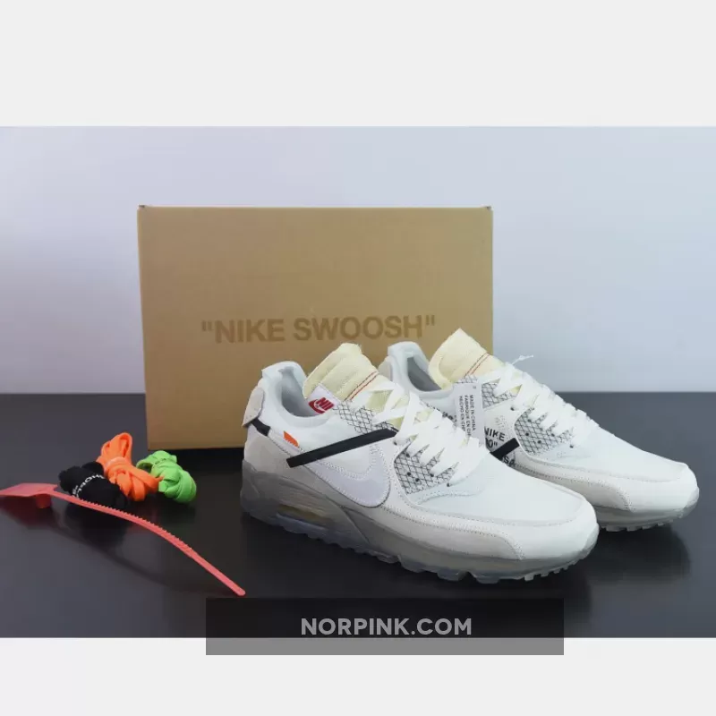 Air Max 90 Goat / Off-White x Nike Air Max 90 Sail/White-Ice Blue-Muslin AA7293-100