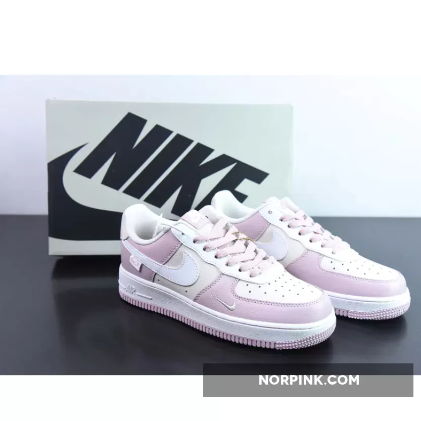 Custom Nike Air Force 1 White Pink Online Sale