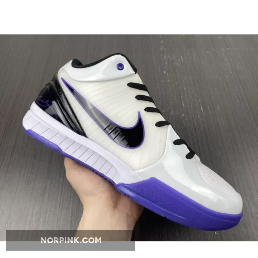 kobe 4 white and purple