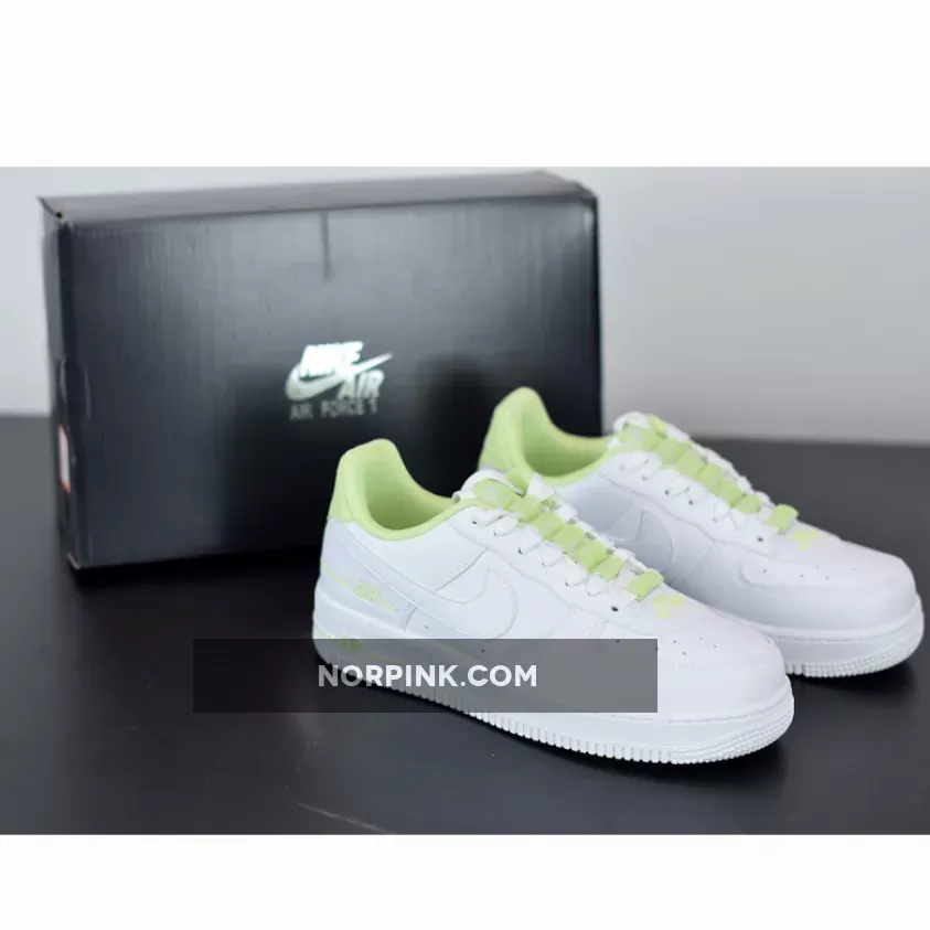 Nike Air Force 1 'Added Air' White Volt CJ1379-101 New Releases