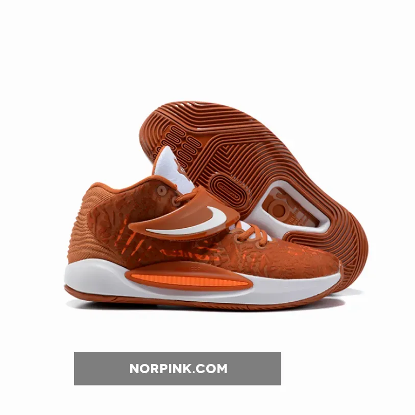 Nike KD 14 Brown White / brown and white nike