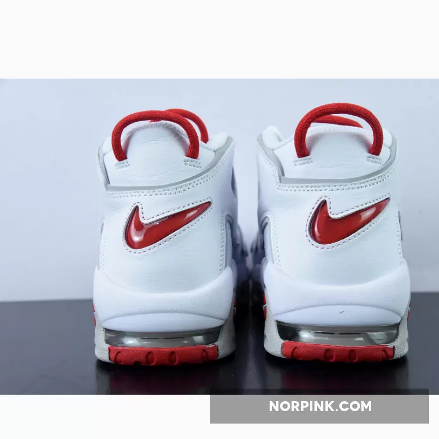 Nike Air More Uptempo White Grey Red #Uptempo White Red DX8965-100