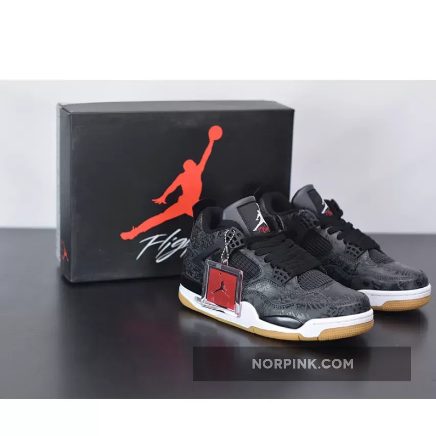 Air Jordan 4 SE Laser 'Black Gum' CI1184-001 Discount
