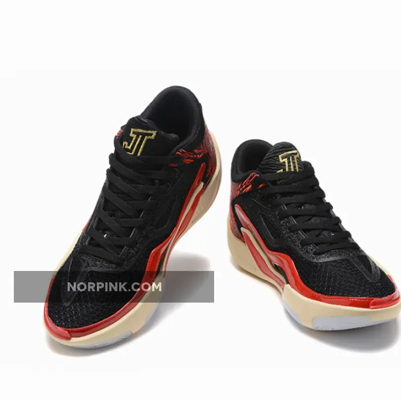 Jordan Tatum 1 "Zoo" Black/Red/Metallic Gold DX5572-001 Jordan Tatum 1 "Zoo" Black/Red/Metallic Gold DX5572-001