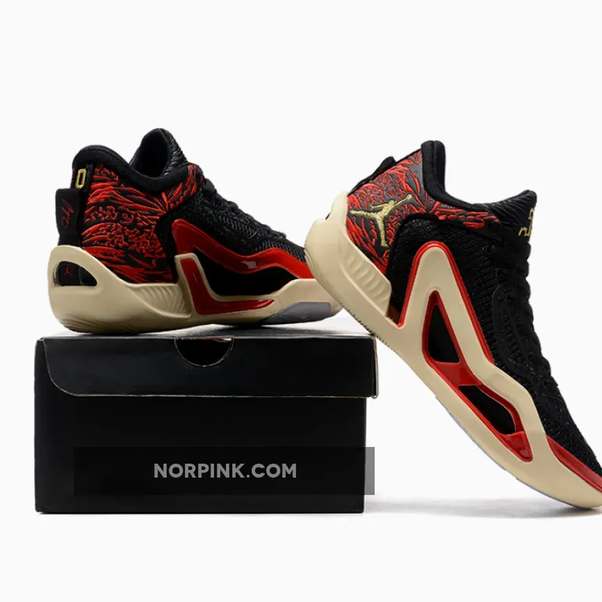 Jordan Tatum 1 "Zoo" Black/Red/Metallic Gold DX5572-001 Jordan Tatum 1 "Zoo" Black/Red/Metallic Gold DX5572-001