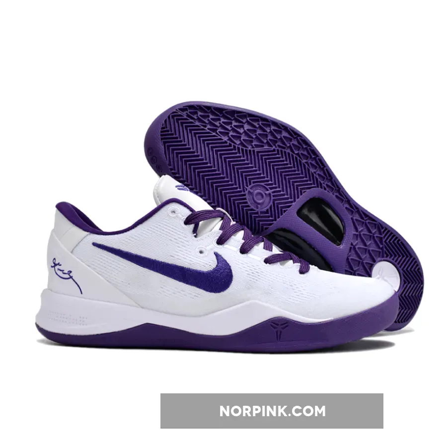 Nike Kobe 8 Protro White Court Purple / White Kobes FQ3549-191
