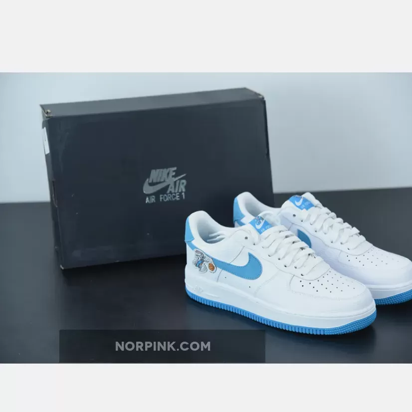 Bugs & Lola Bunny x Nike Air Force 1 ‘Space Jam’ White/Light Blue Fury | BUNNY NIKE