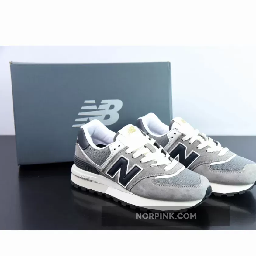 Discount New Balance 574 Legacy White Silver Birch U574LGE1