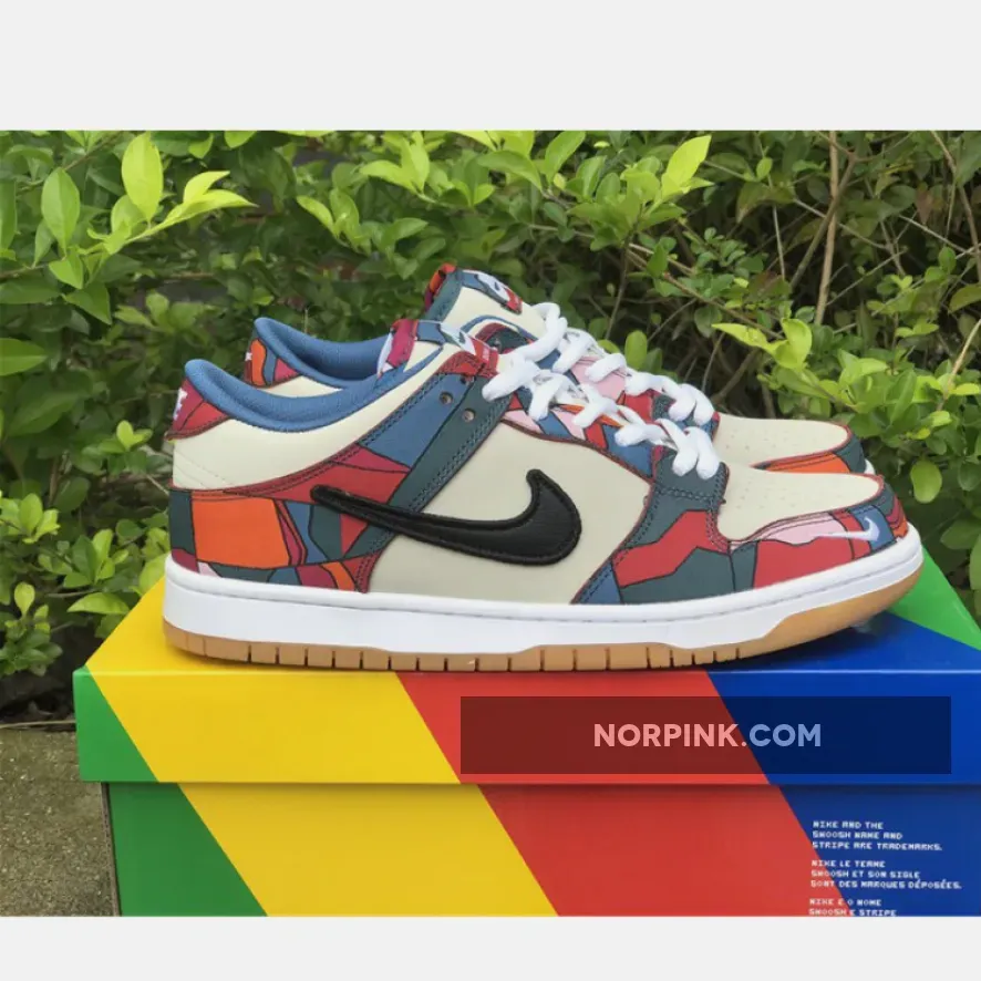 Parra x Nike SB Dunk Low Fire Pink/Gym Red-Mocha-White-Royal Blue-Black For sale Parra x Nike SB Dunk Low Fire Pink/Gym Red-Mocha-White-Royal Blue-Black For sale