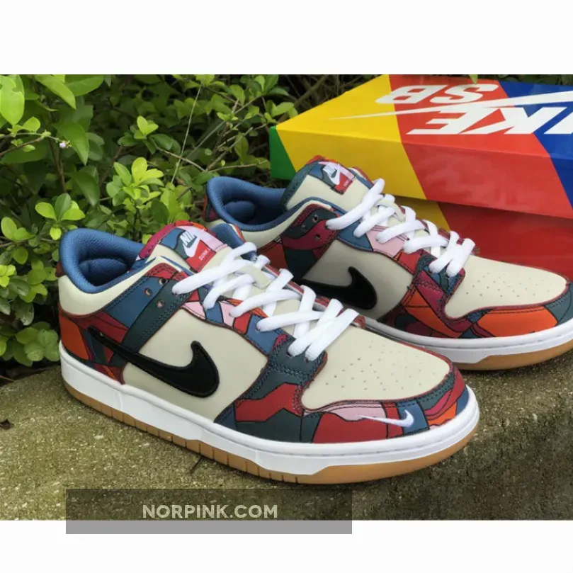 Parra x Nike SB Dunk Low Fire Pink/Gym Red-Mocha-White-Royal Blue-Black For sale Parra x Nike SB Dunk Low Fire Pink/Gym Red-Mocha-White-Royal Blue-Black For sale