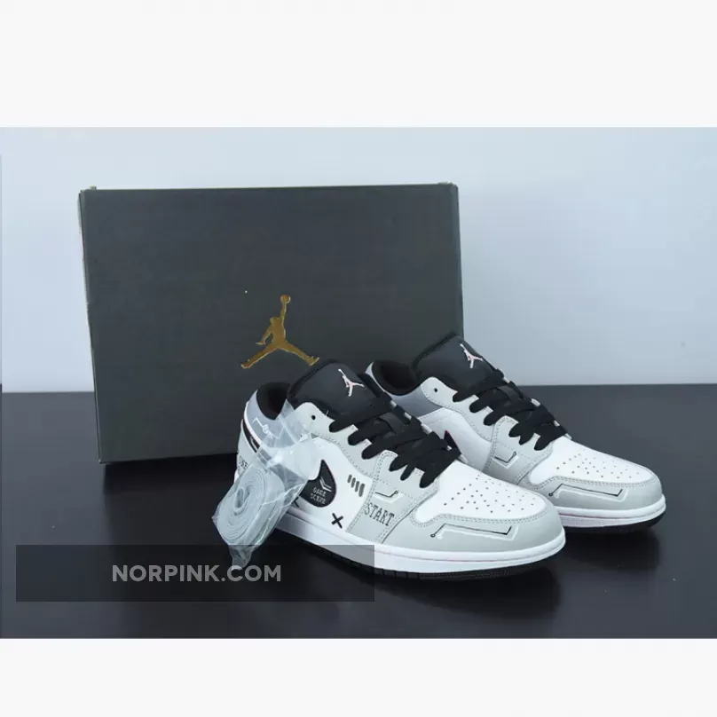 Air Jordan 1 Low Grey Black White jordan 1 low customize