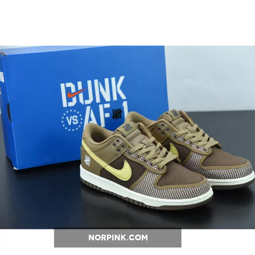 Undefeated x Nike Dunk Low 'Dunk vs AF1' Canteen/Lemon Frost DH3061-200 / nike dunk vs af1