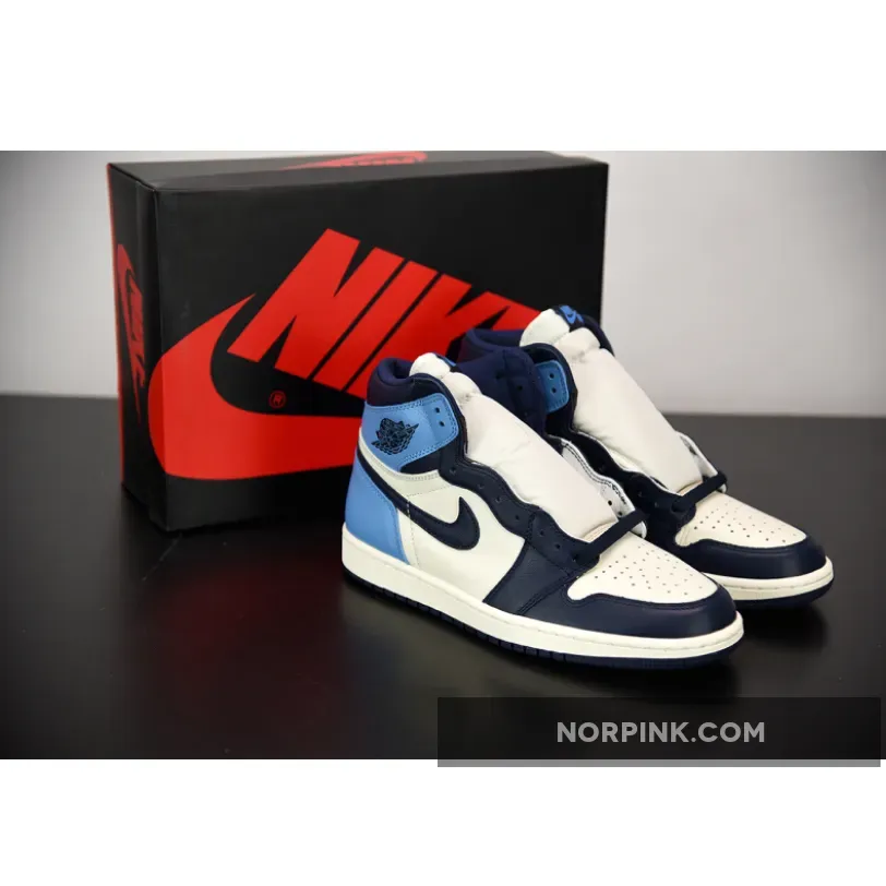 Air Jordan 1 High OG Sail/Obsidian-University Blue