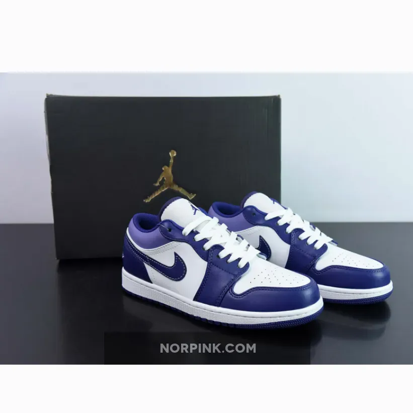 Air Jordan 1 Low "Blueberry" Sky J Purple/White