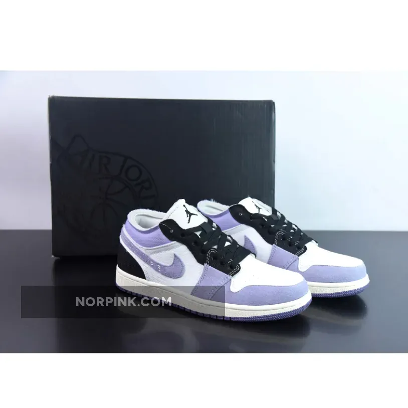 Air Jordan 1 Low Craft Inside Out Grey Black