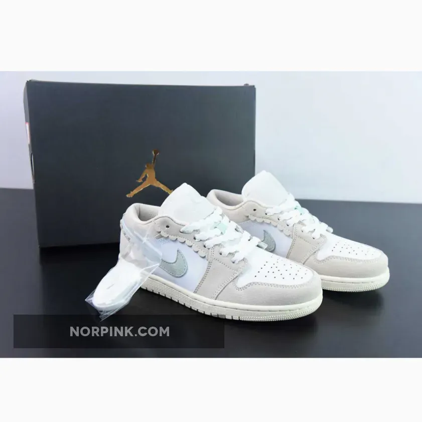 Air Jordan 1 Low Guava Ice/White-Pink Oxford-Jade Ice