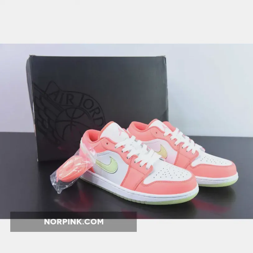 Air Jordan 1 Low lava glow white barely volt fn6772-671