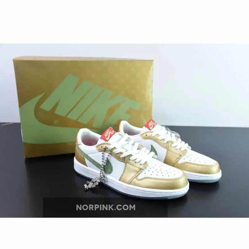 Air Jordan 1 Low OG "CNY 2024" Sail/Metallic Gold Grain