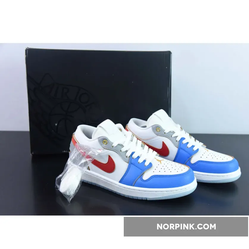 Air Jordan 1 Low "Philippines" White/University Red