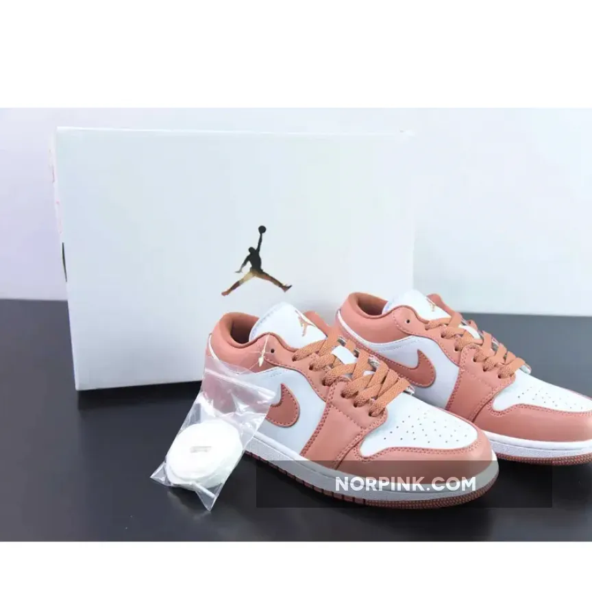 Air Jordan 1 Low Pure Platinum/Sky J Orange