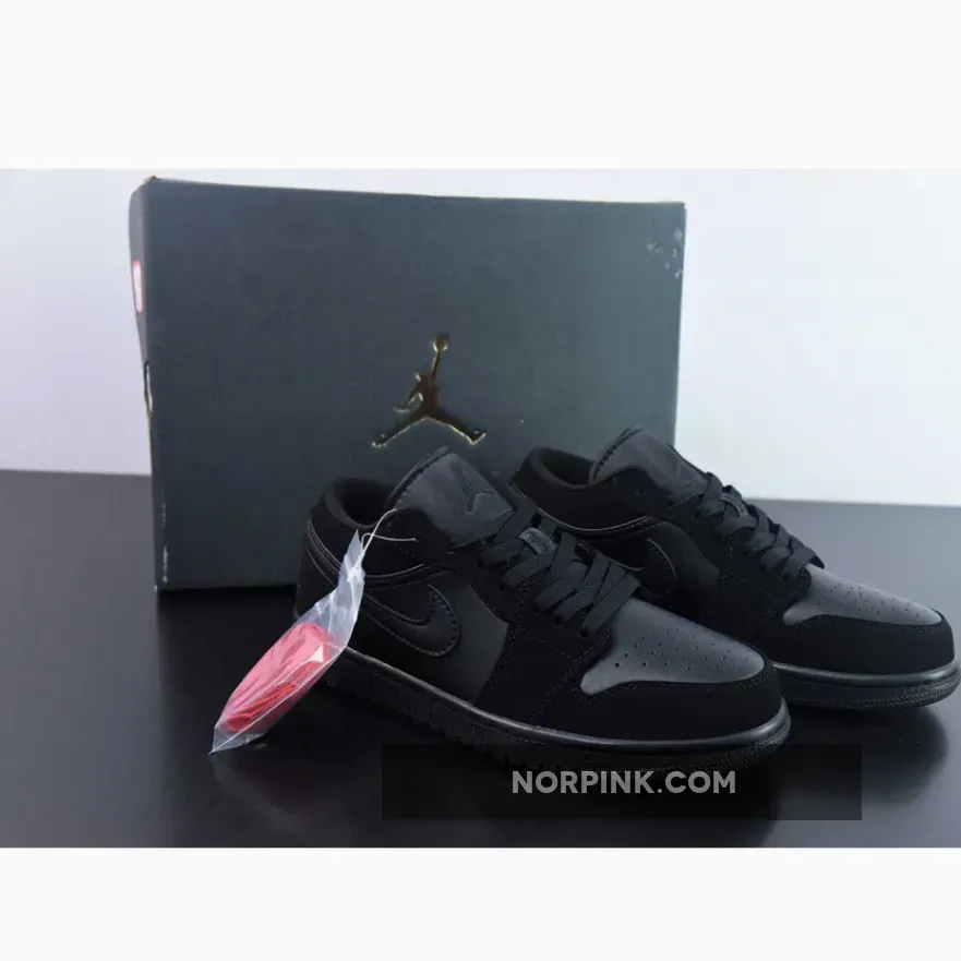 Air Jordan 1 Low Retro Triple Black Restock