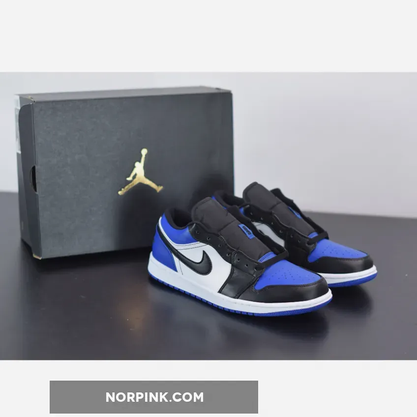 Air Jordan 1 Low "Royal Toe" Unisex Sport Royal/Black-White AJ1