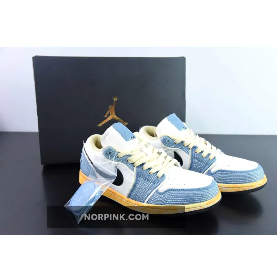 Air Jordan 1 Low Sashiko Denim New Arrival