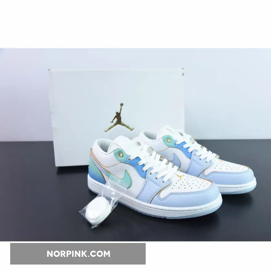 Air Jordan 1 Low SE White Emerald Rise New Arrival