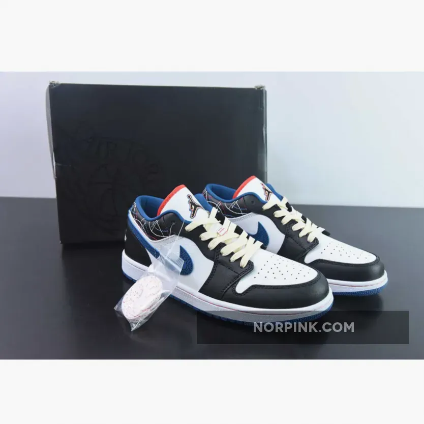 Air Jordan 1 Low SE White/Industrial Blue