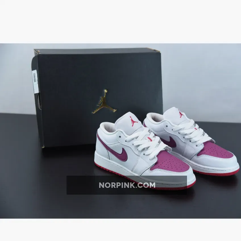 Air Jordan 1 Low White True Berry