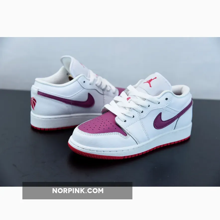Air Jordan 1 Low White True Berry Air Jordan 1 Low White True Berry