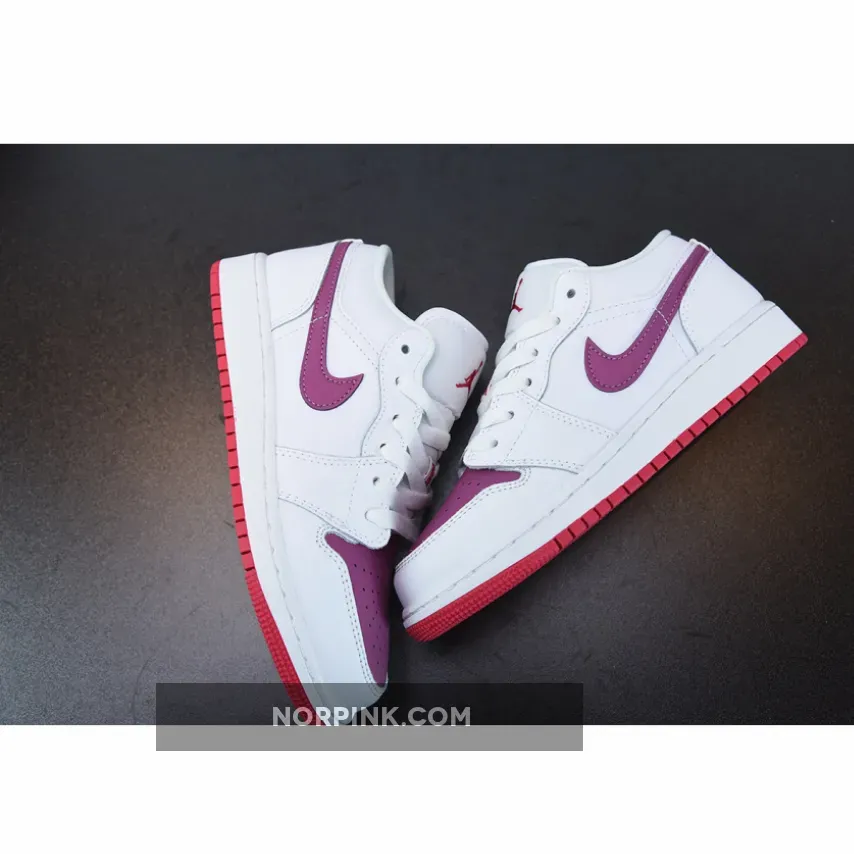 Air Jordan 1 Low White True Berry Air Jordan 1 Low White True Berry