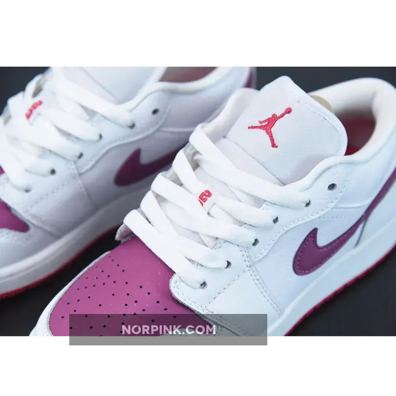 Air Jordan 1 Low White True Berry Air Jordan 1 Low White True Berry