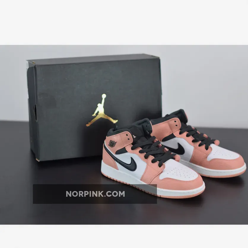 Air Jordan 1 Mid GS Pink Quartz