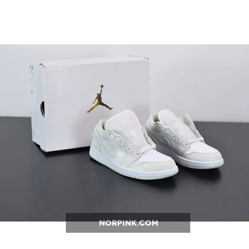 Air Jordan 1 Mid GS White/Spruce Aura