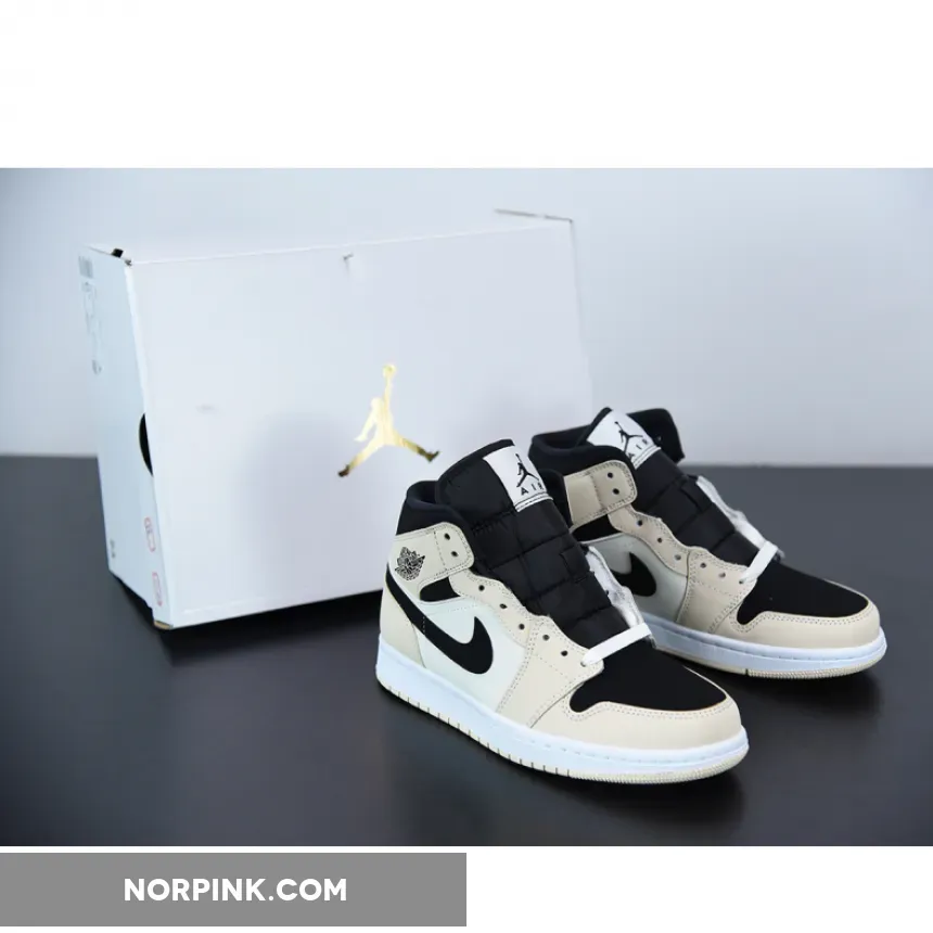 Air Jordan 1 Mid Guava Ice/Sail-Black