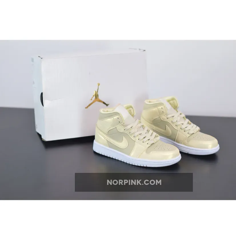 Air Jordan 1 Mid Lemon Yellow