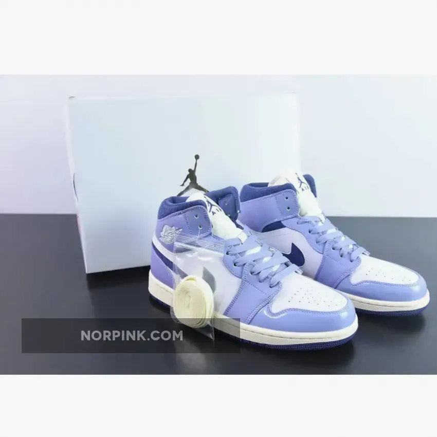 Air Jordan 1 Mid Purple Chenille