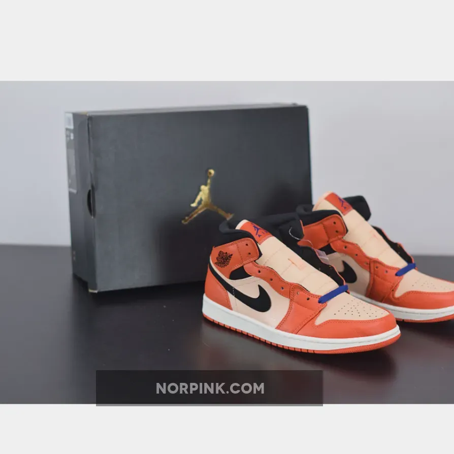 Air Jordan 1 Mid SE Team Orange