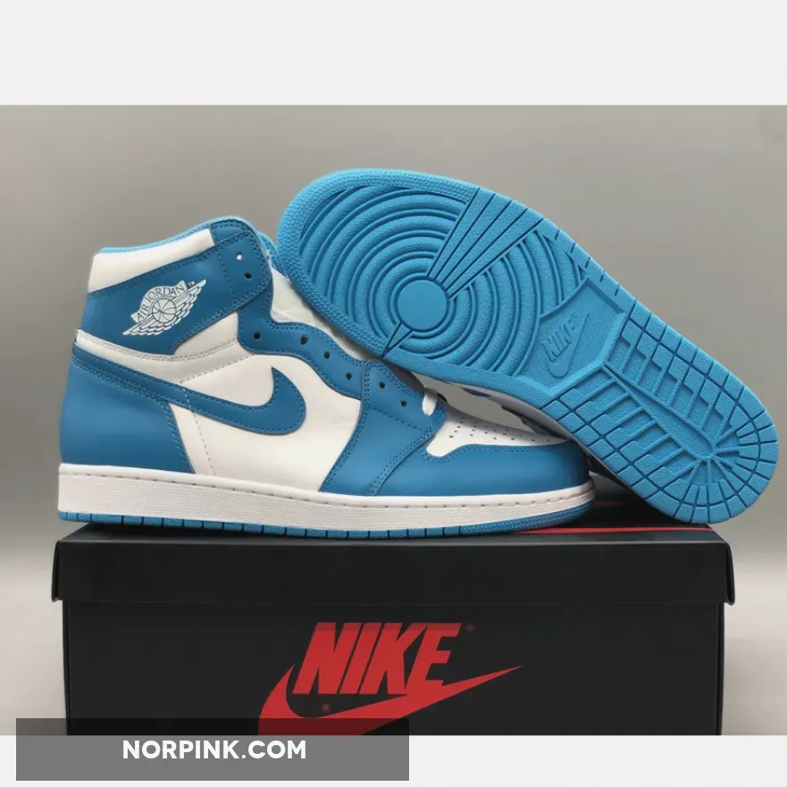 Air Jordan 1 Retro High OG ‘UNC’ Dark Powder Blue and White