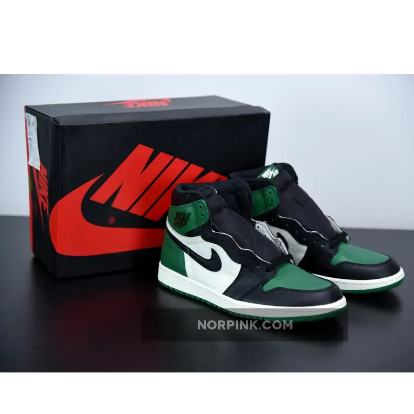 Air Jordan 1 Retro High OG Pine Green/Sail-Black