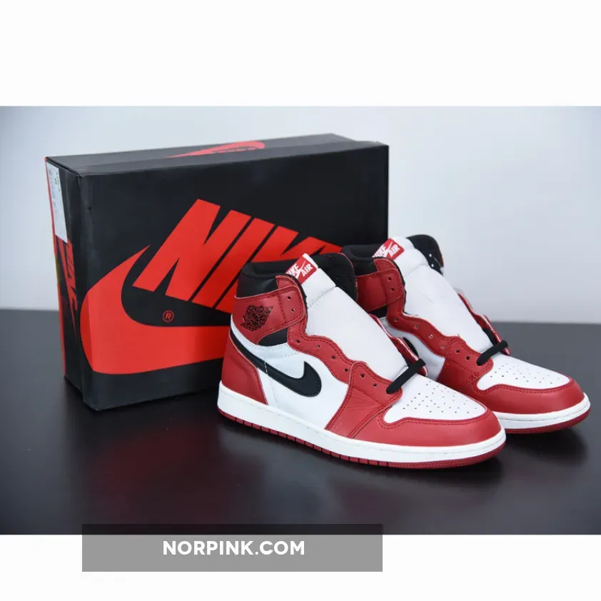 Air Jordan 1 Retro High OG ‘Chicago’ White and Black-Varsity Red