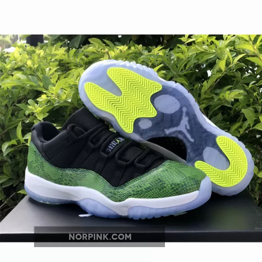 Air Jordan 11 Retro Low Black/Nightshade-White-Volt Ice