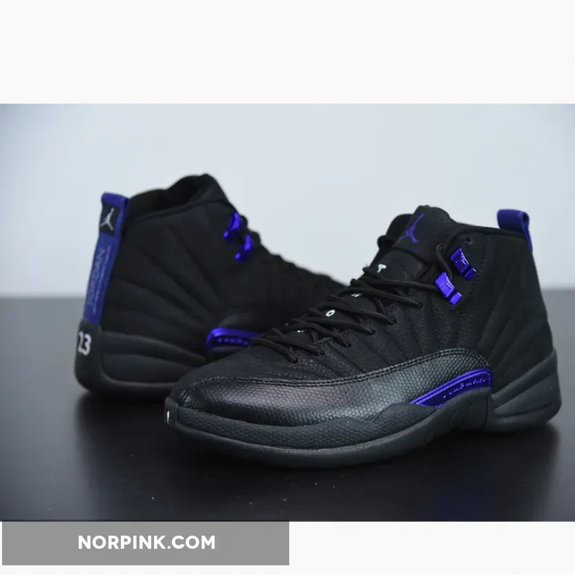 Air Jordan 12 Black/Black/Dark Concord AJ12 Air Jordan 12 Black/Black/Dark Concord AJ12