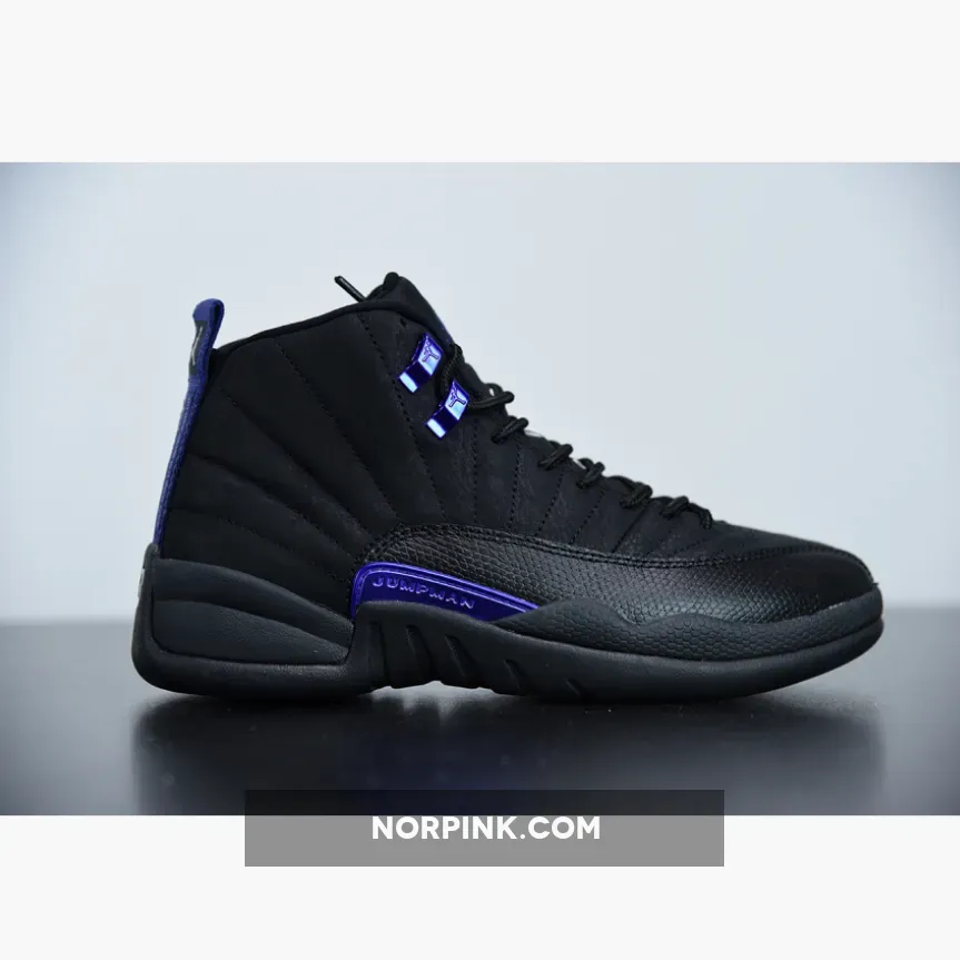 Air Jordan 12 Black/Black/Dark Concord AJ12 Air Jordan 12 Black/Black/Dark Concord AJ12