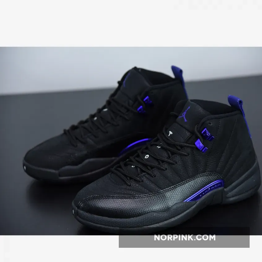 Air Jordan 12 Black/Black/Dark Concord AJ12 Air Jordan 12 Black/Black/Dark Concord AJ12