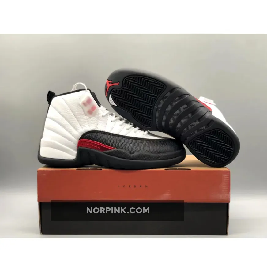 Air Jordan 12 "Red Taxi" White/Gym Red-Black