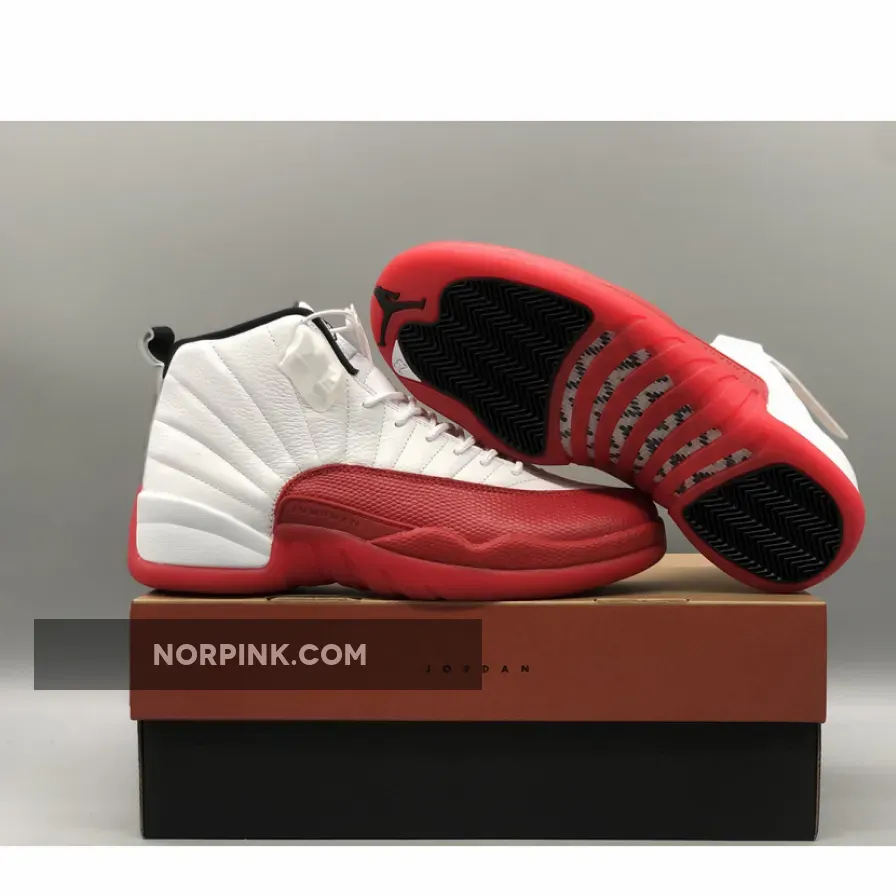 Air Jordan 12 Retro "Cherry" White/Black-Varsity Red